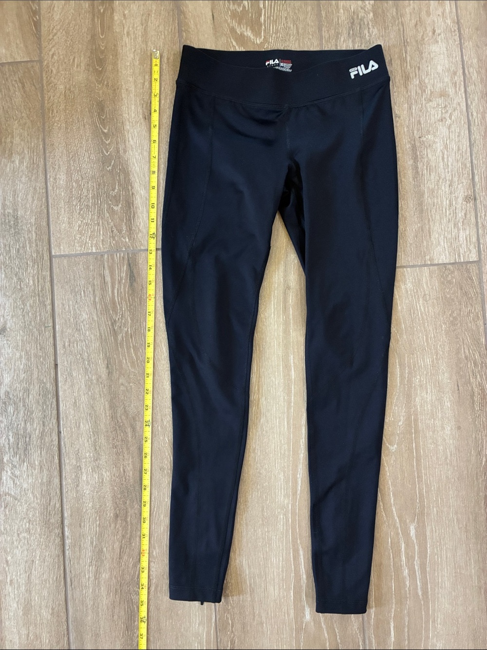 FILA Black Performance High-Waist Leggings